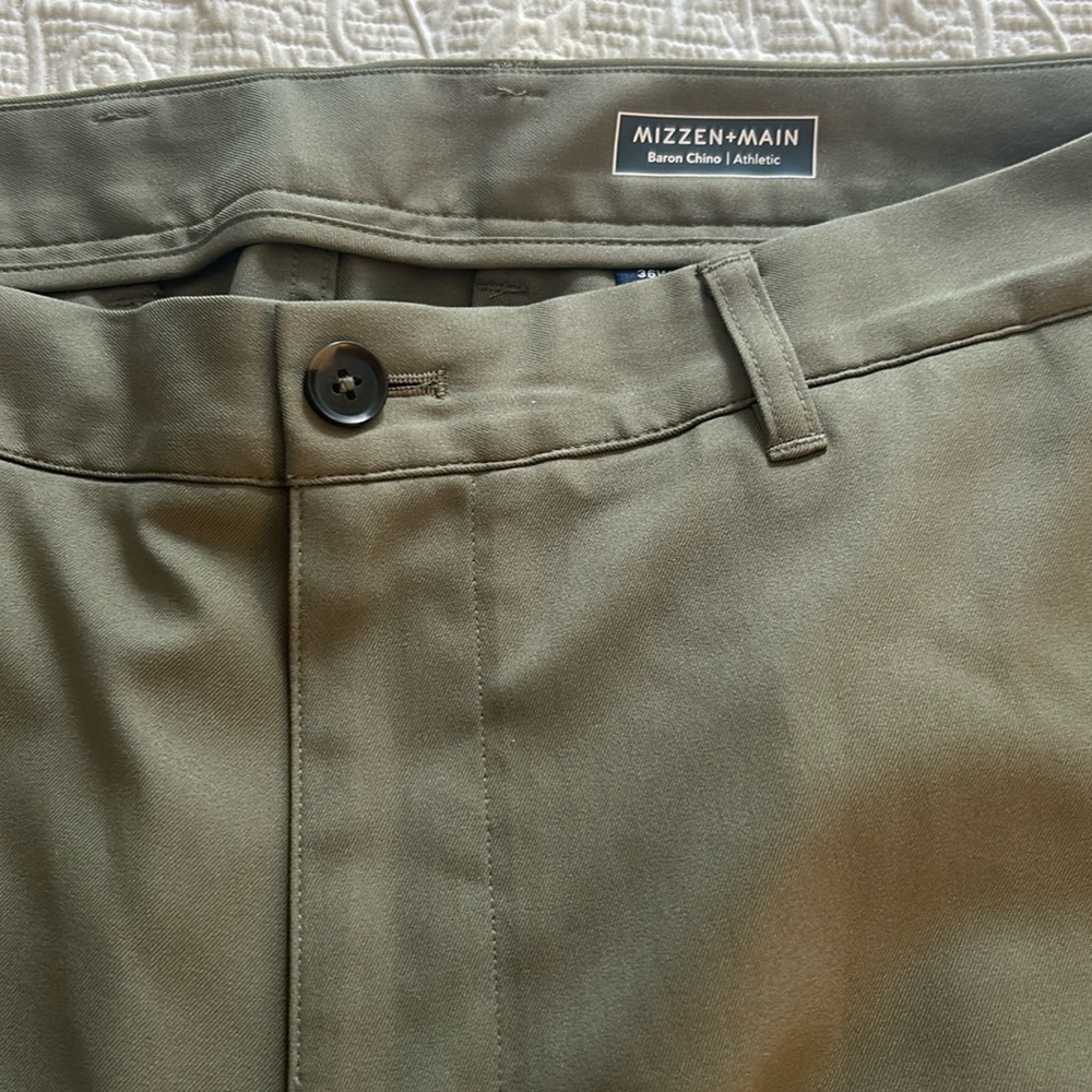 Mizzen & Main Baron Chino Hunter Green